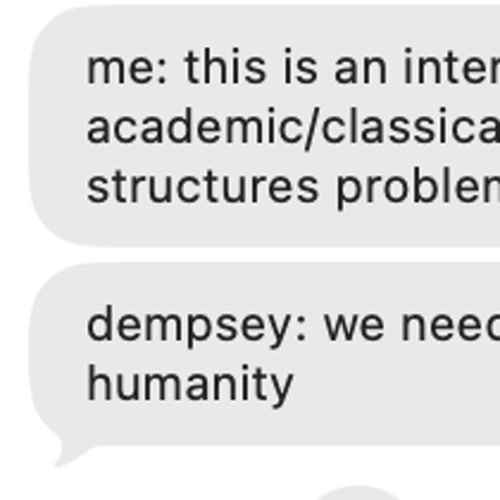 On Humanity & Human Beings